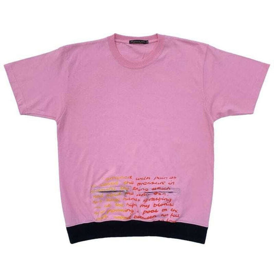 Ballchain S/S with Porno Text〈Pink〉