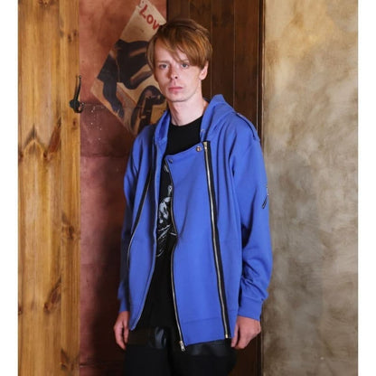 Boy Zip Hoodie〈Blue〉