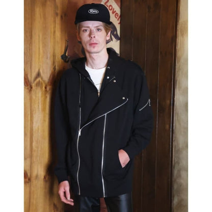 Boy Zip Hoodie〈Black〉