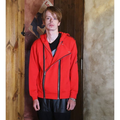 Boy Zip Hoodie〈Red〉