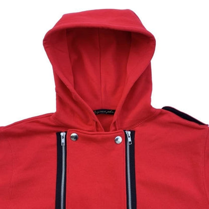 Boy Zip Hoodie〈Red〉