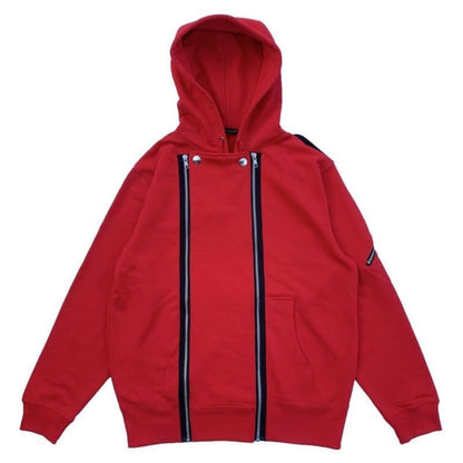 Boy Zip Hoodie〈Red〉