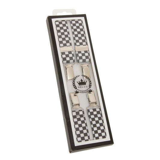 Braces with Buckles - Black & White