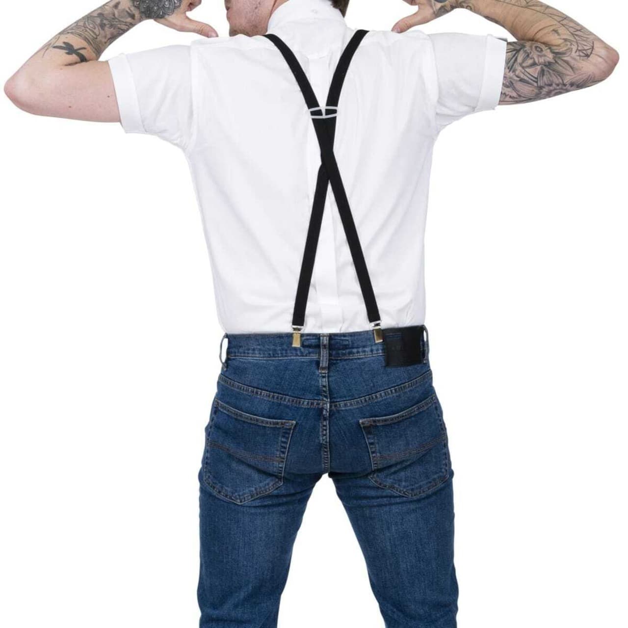 Braces with Buckles - Grey