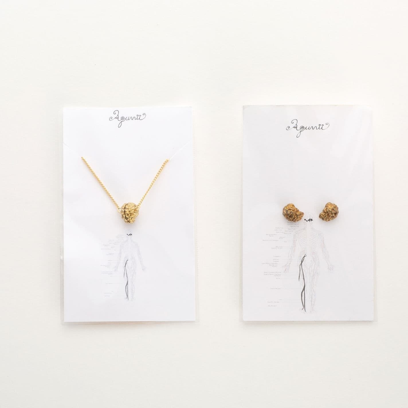 Brain series (Necklace/Pierce)