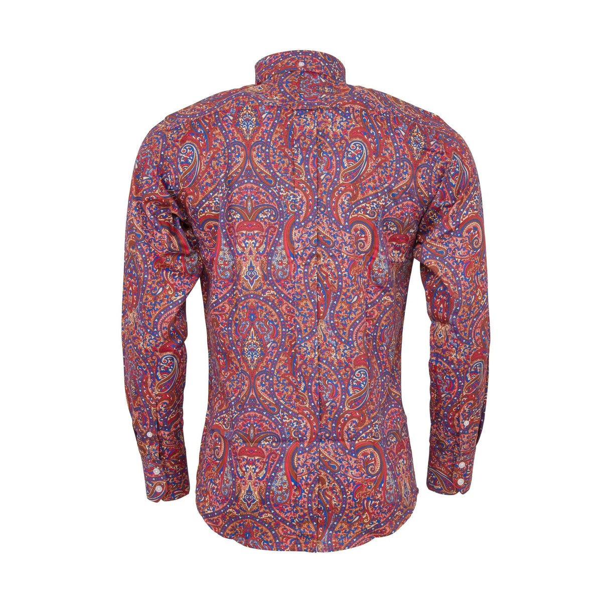 Burnt Orange Paisley Shirts - PS-41