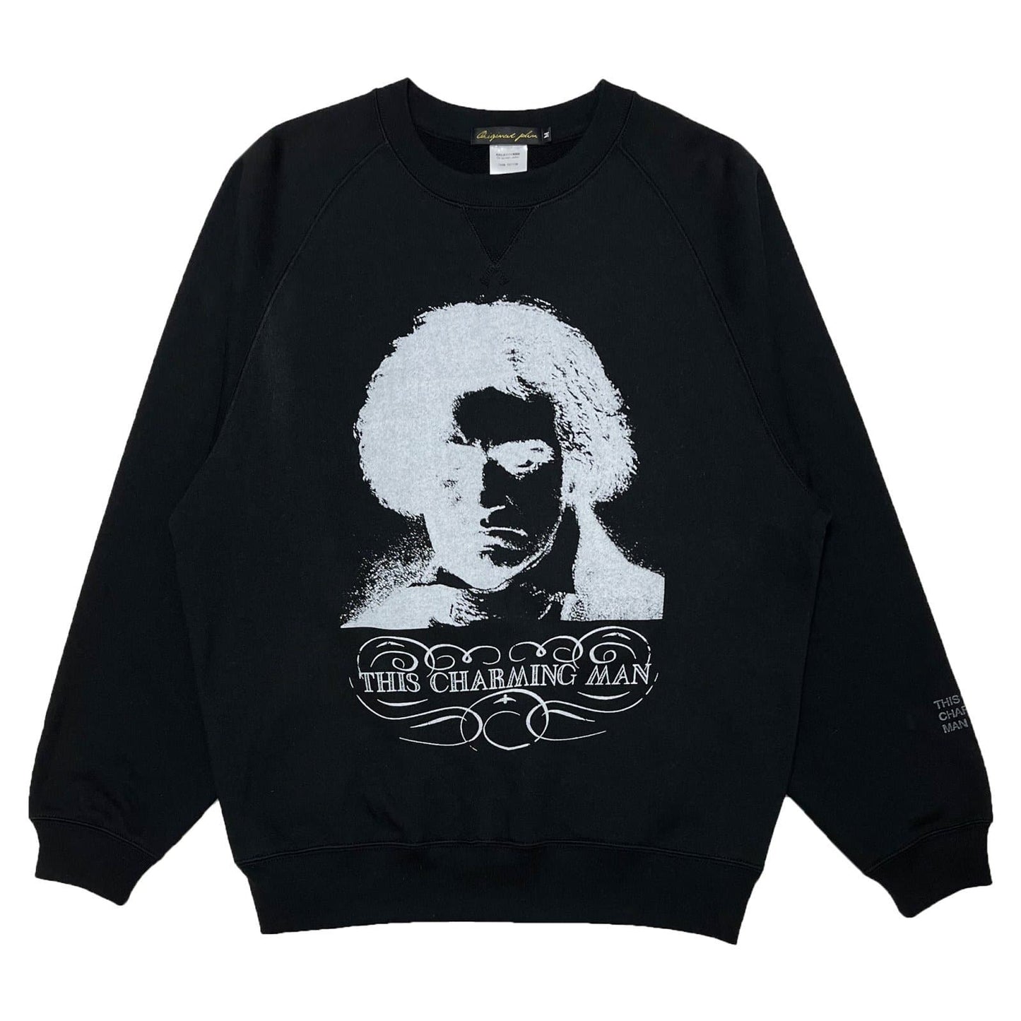Charming Man Relaxing Sweat Shirts〈Black〉