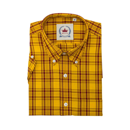 Relco Mustard Check S/S [CK-47]