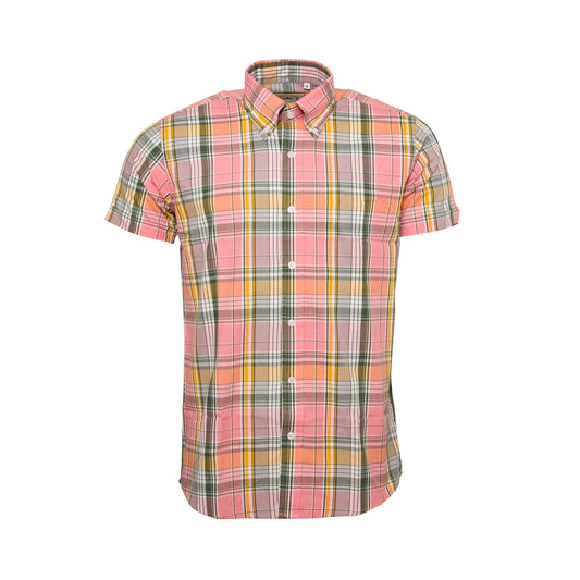 Relco Pink Check Shirts S/S [CK-78]
