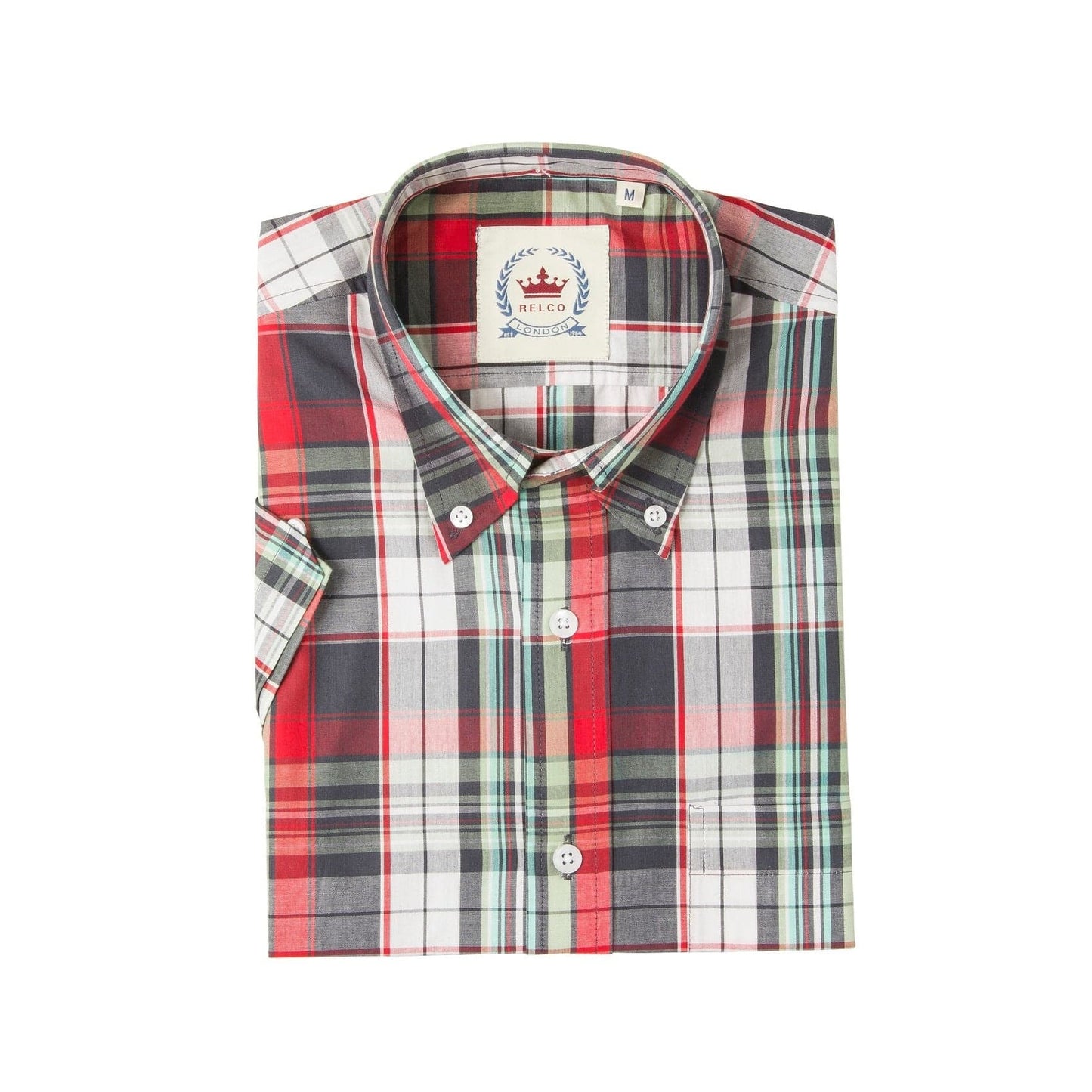 Relco Grey Check Shirts S/S [CK-80]