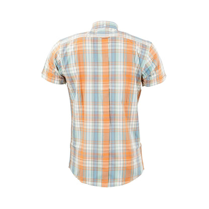 Relco Orange & Blue Check S/S [CK-68]