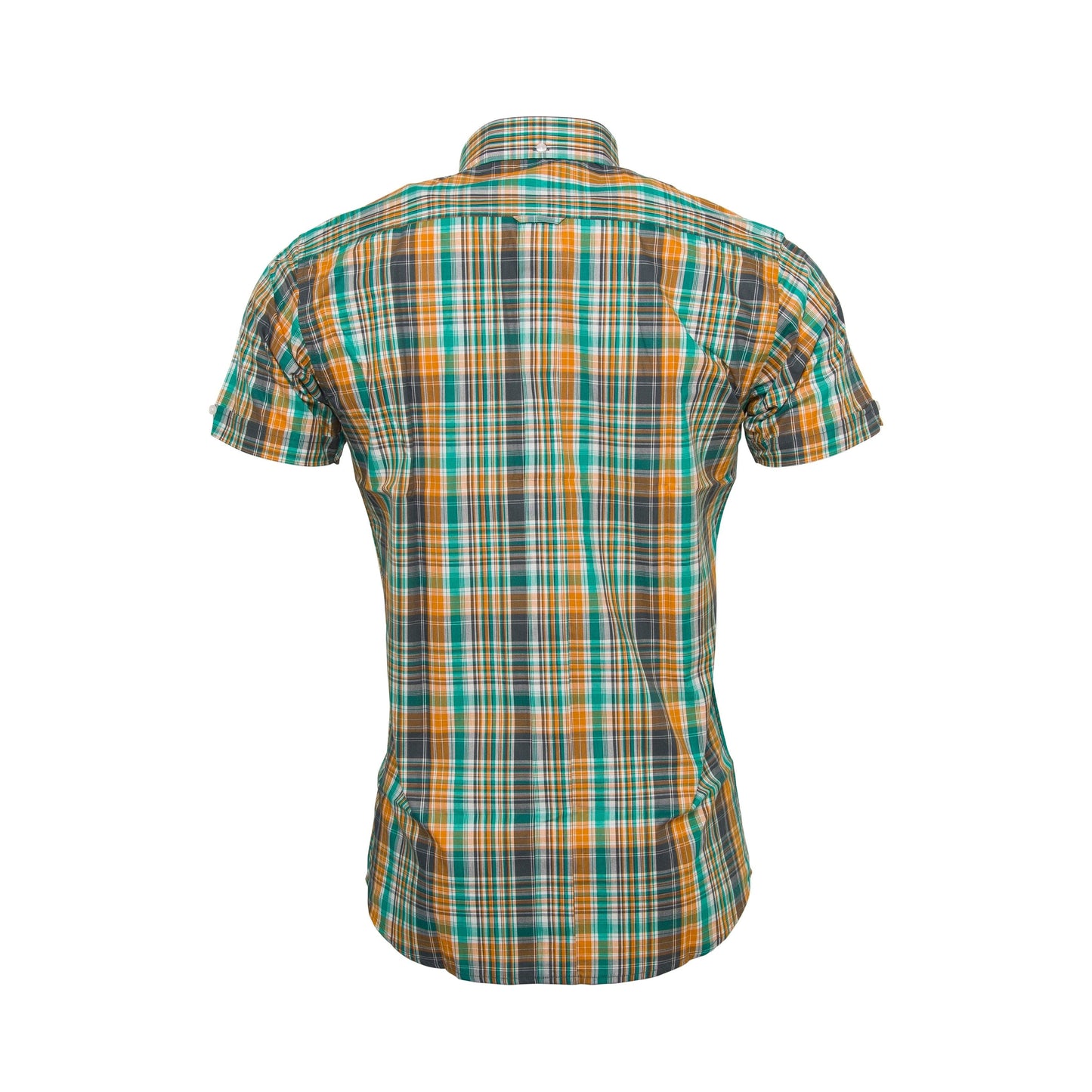 Relco Green Multi Check S/S [CK-75]