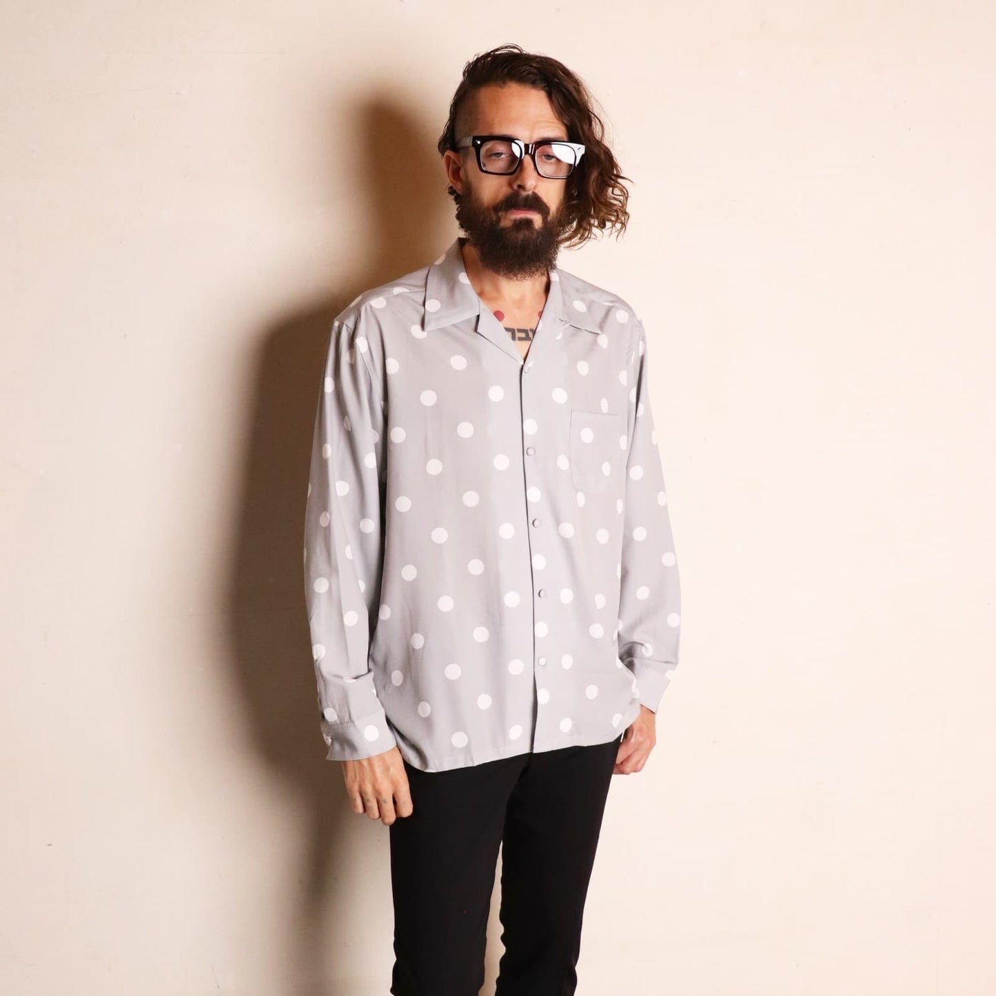 【3月入荷予定】Covered Button Open Collar Shirts