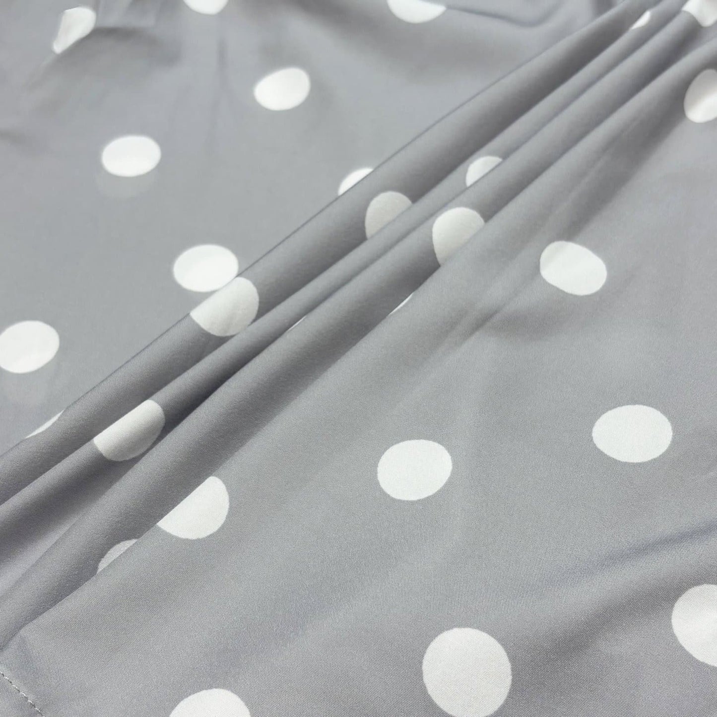 Covered Button Open Collar Shirts〈Black〉