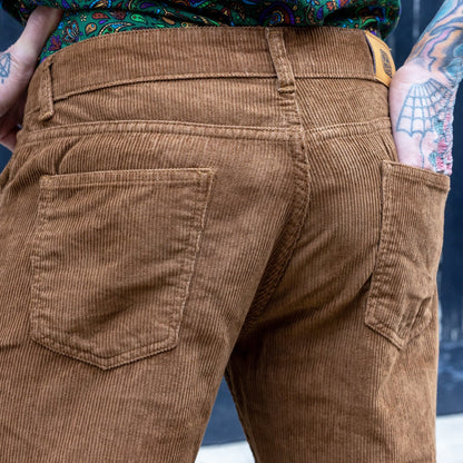 Tan Corduroy Bootcut Flares