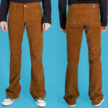 Tan Corduroy Bootcut Flares