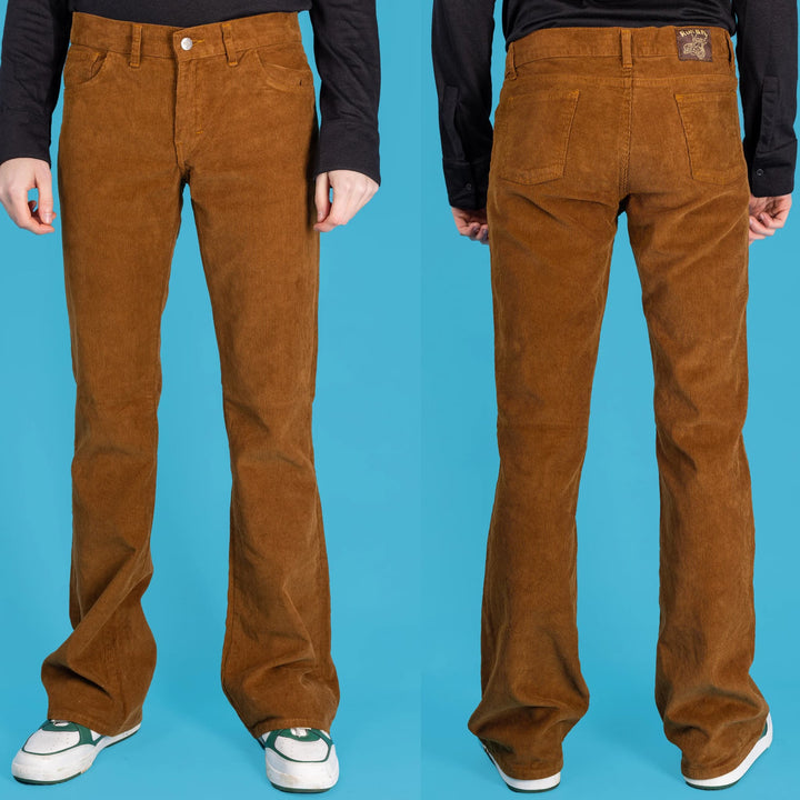Tan Corduroy Bootcut Flares