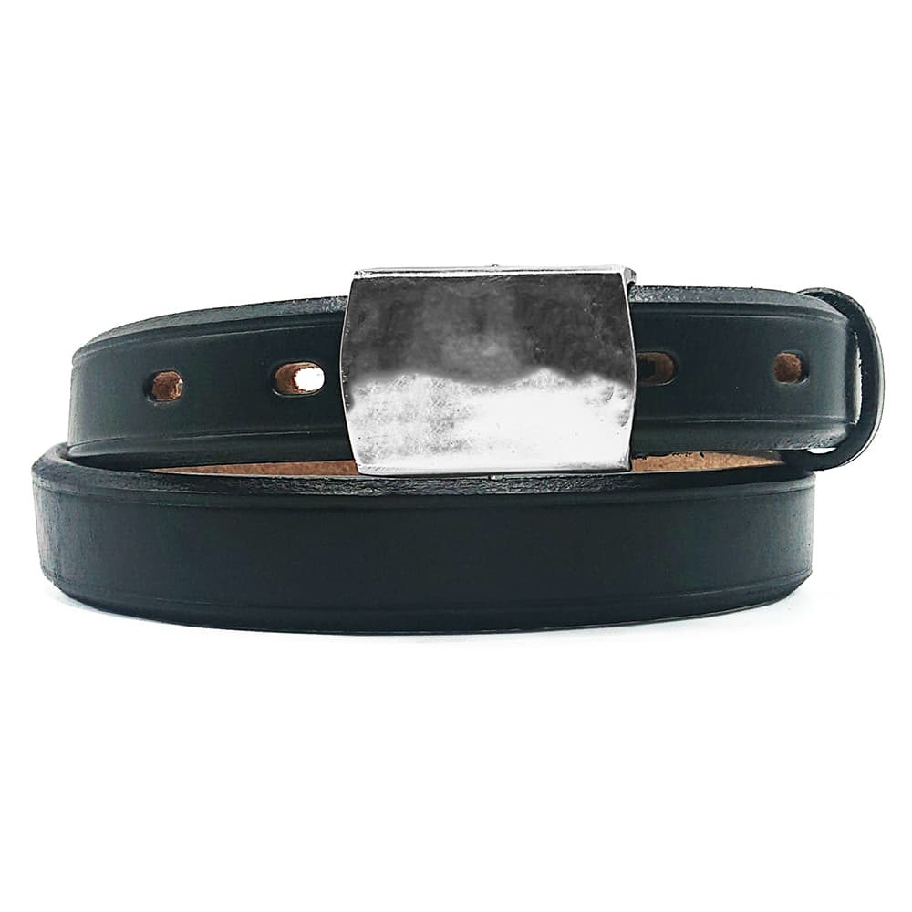 Box Buckle Narrow Belt