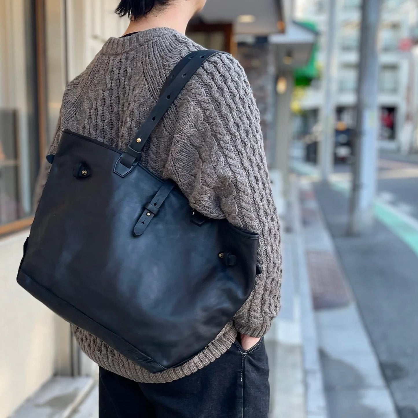 All Leather Tote [Cr-5004AL]