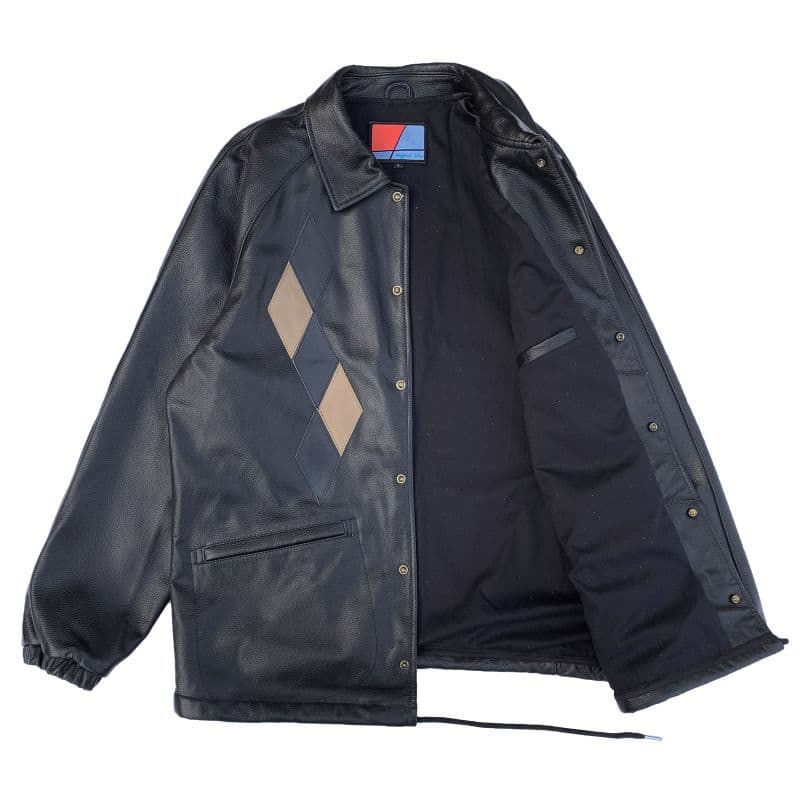 Diamond Patched Leather Coach JK