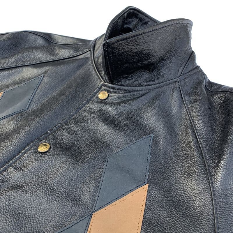 Diamond Patched Leather Coach JK