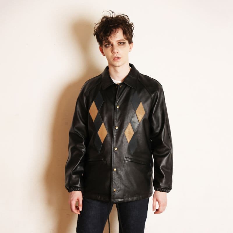 Diamond Patched Leather Coach JK