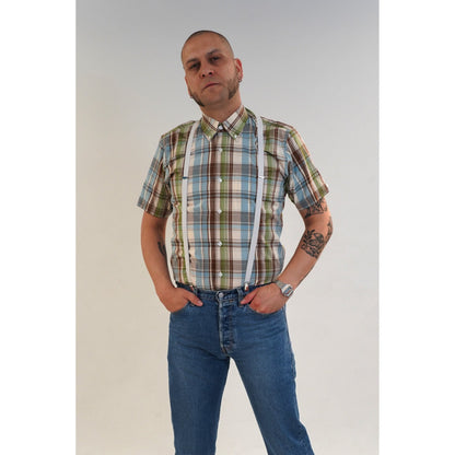 Relco Sky/Green/Brown Check S/S [CK-70]