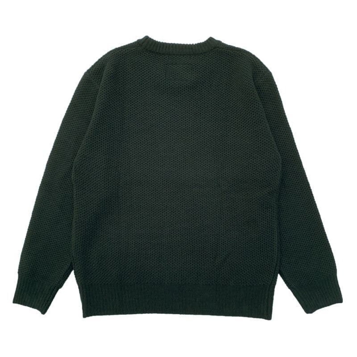 Detachable Honeycomb Knit Jumper〈Dark Green〉