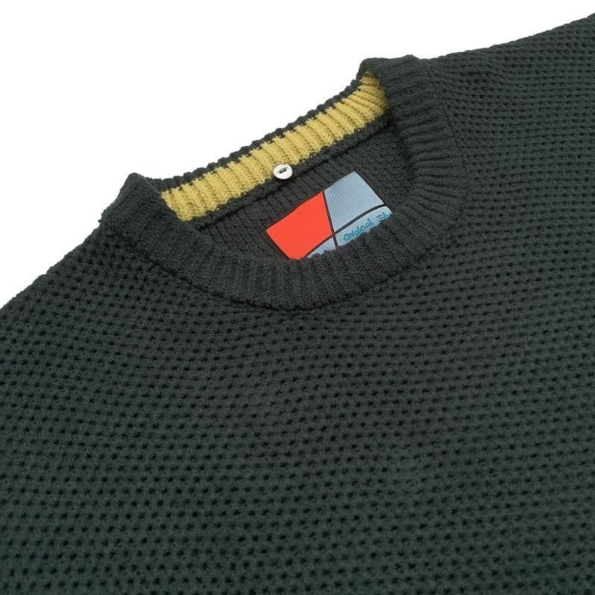Detachable Honeycomb Knit Jumper〈Dark Green〉