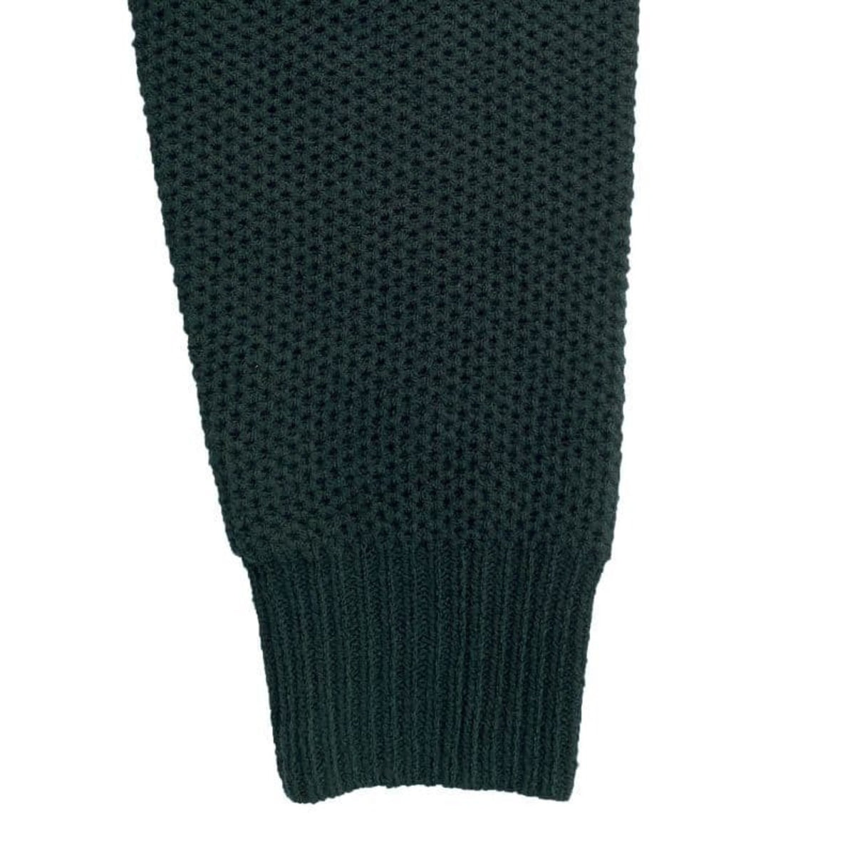 Detachable Honeycomb Knit Jumper〈Dark Green〉