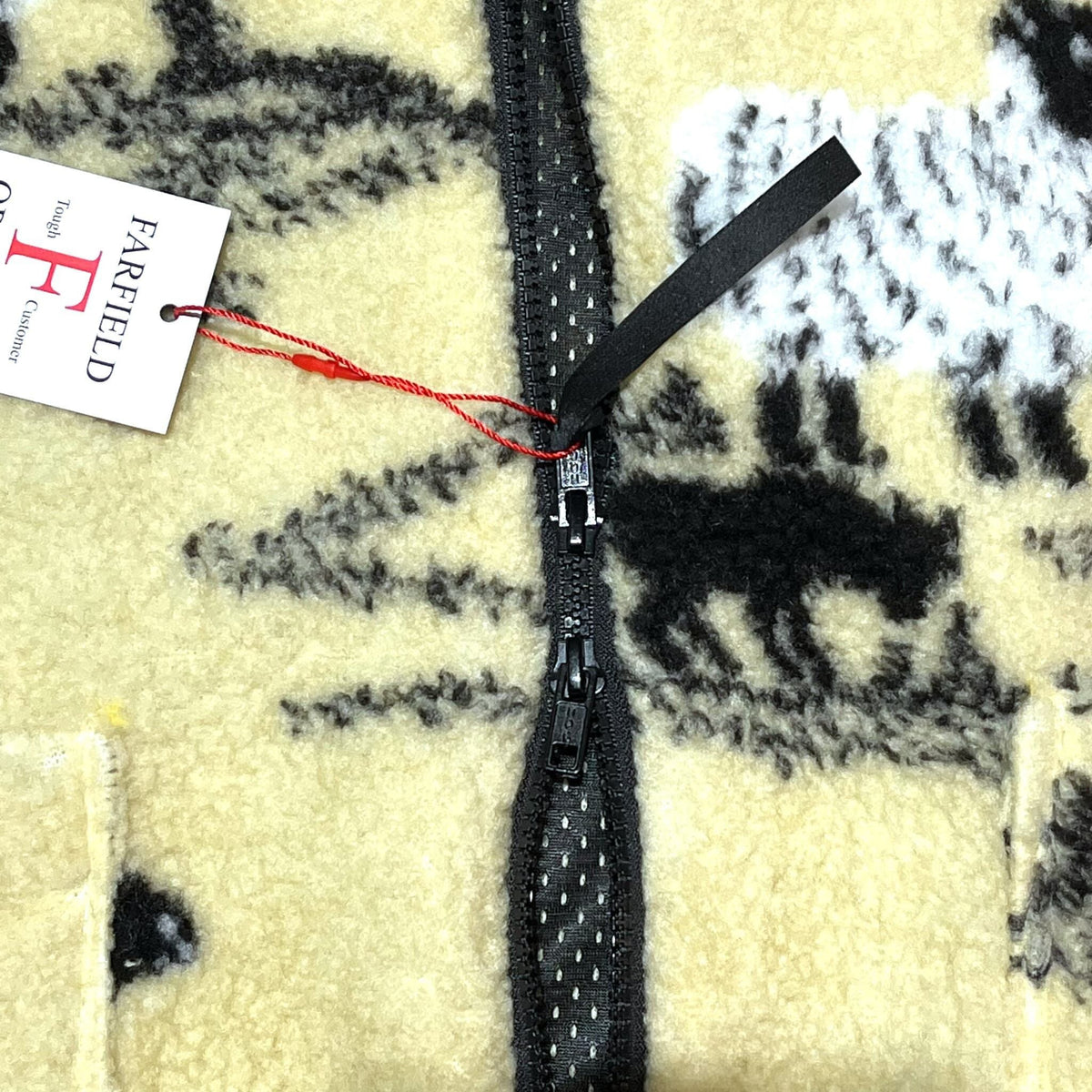 FARFIELD ZIP C/D〈Natural Sheep&Lamb〉