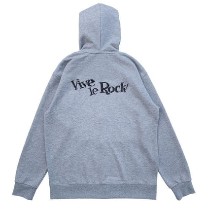 FRILL Zip Hoodie〈Heather Grey〉