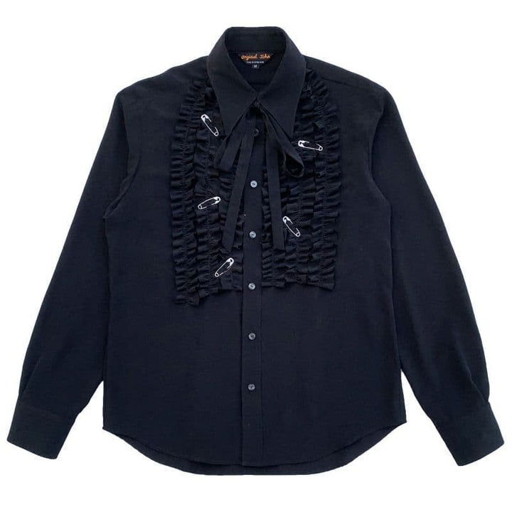 FRILL SHIRTS [SH511] - Black