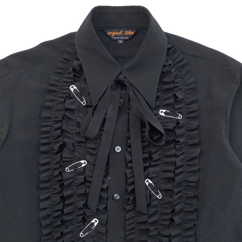 FRILL SHIRTS [SH511] - Black