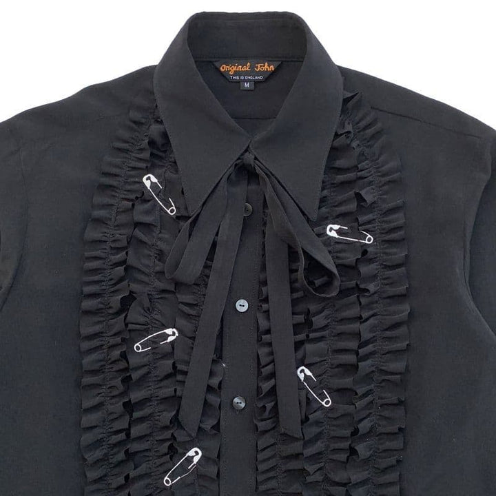 FRILL SHIRTS [SH511] - Black