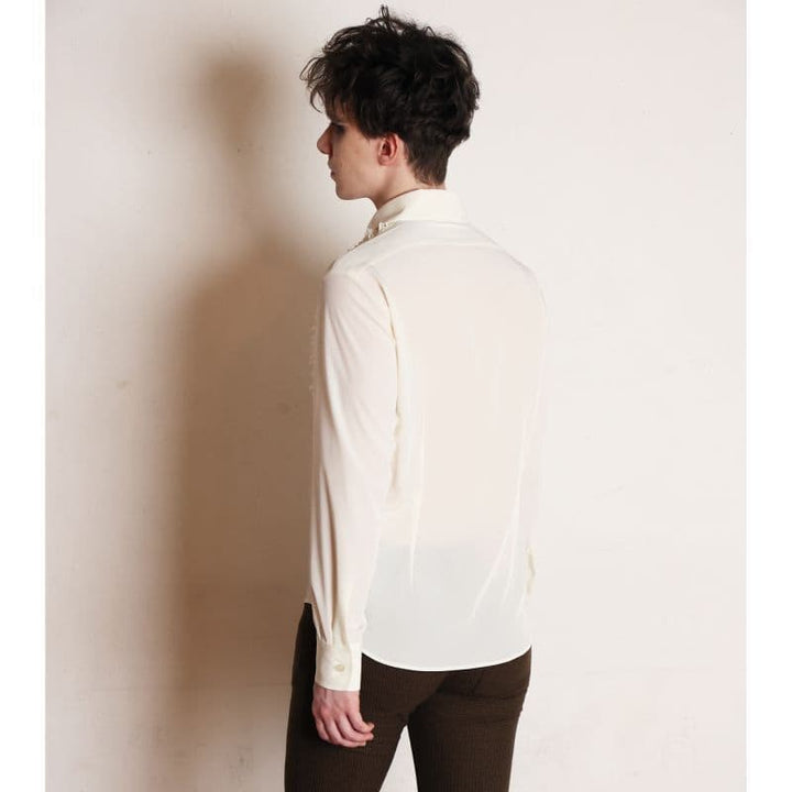 FRILL SHIRTS [SH511] - Ivory