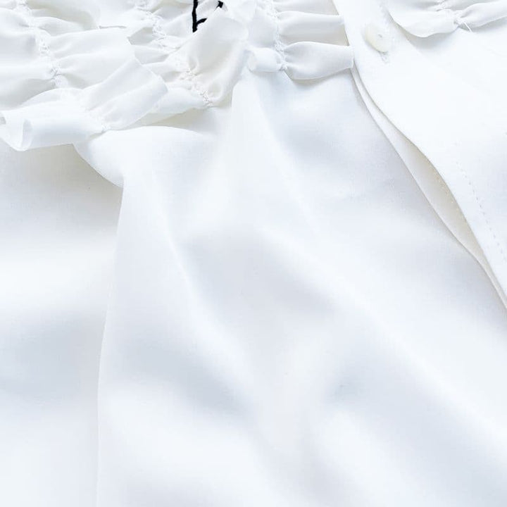 FRILL SHIRTS [SH511] - Ivory