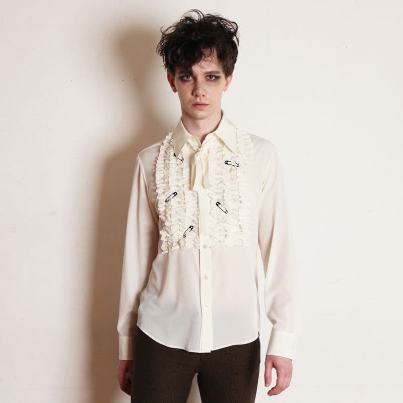FRILL SHIRTS [SH511] - Ivory