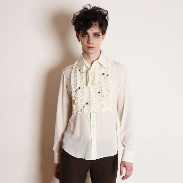 FRILL SHIRTS [SH511] - Ivory