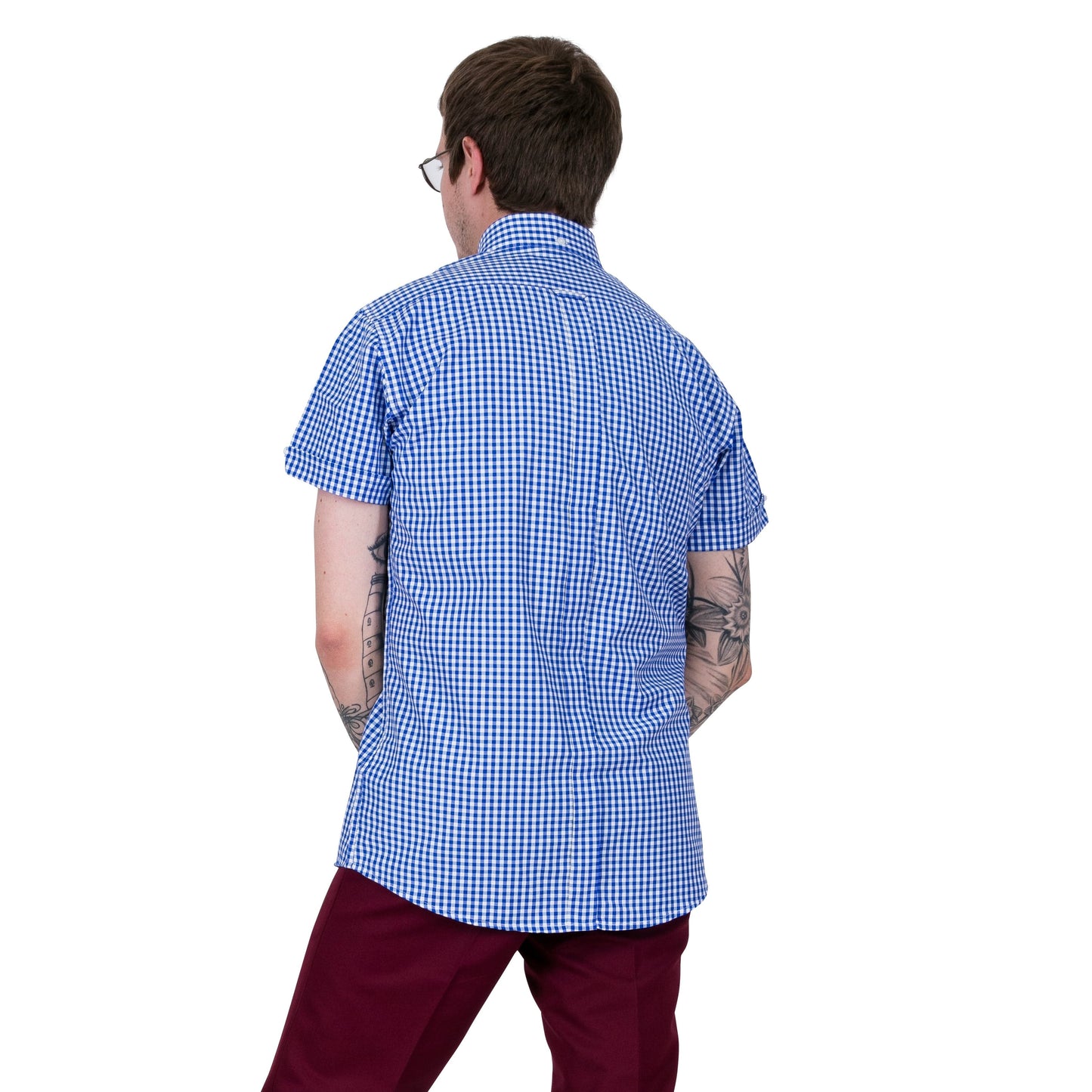 Relco Checkered Gingham S/S