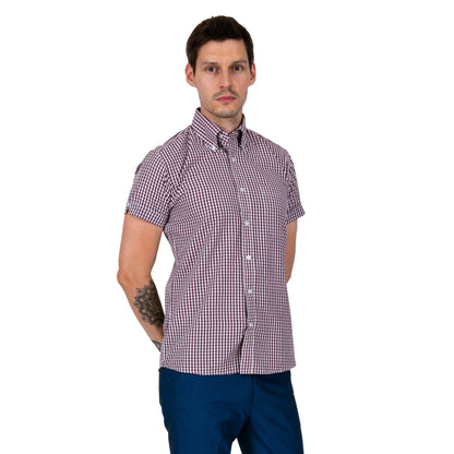 Relco Checkered Gingham S/S
