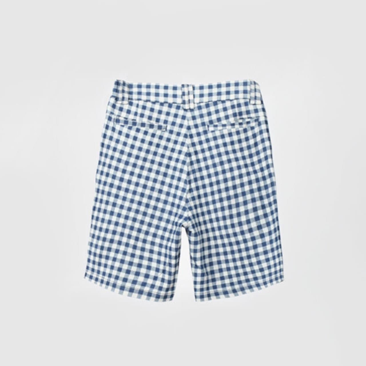 ギンガムチェック柄ショートパンツ〈Blue〉