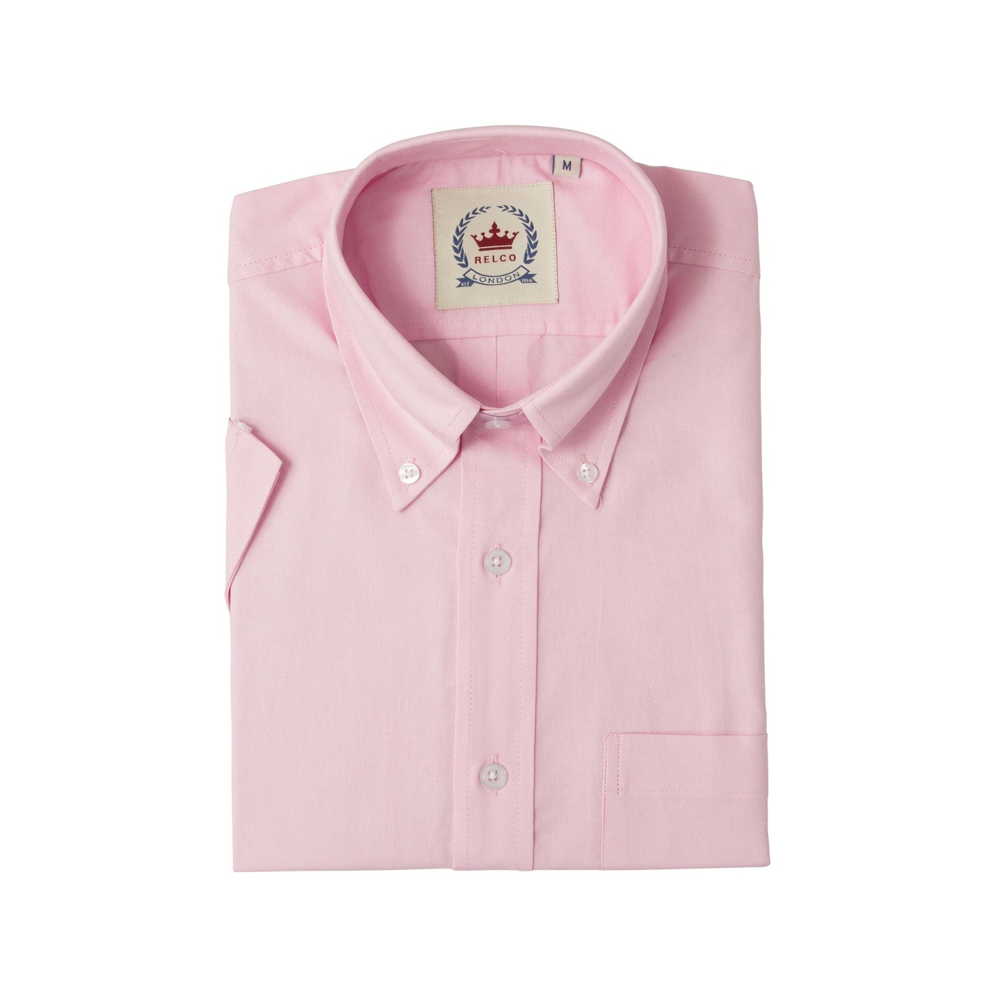 Relco Oxford Weave Pastel S/S
