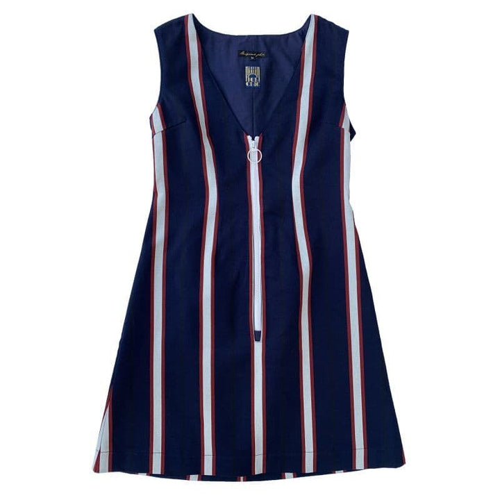 JUMPER SKIRT [OP513] - Navy Stripe