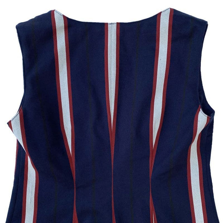JUMPER SKIRT [OP513] - Navy Stripe