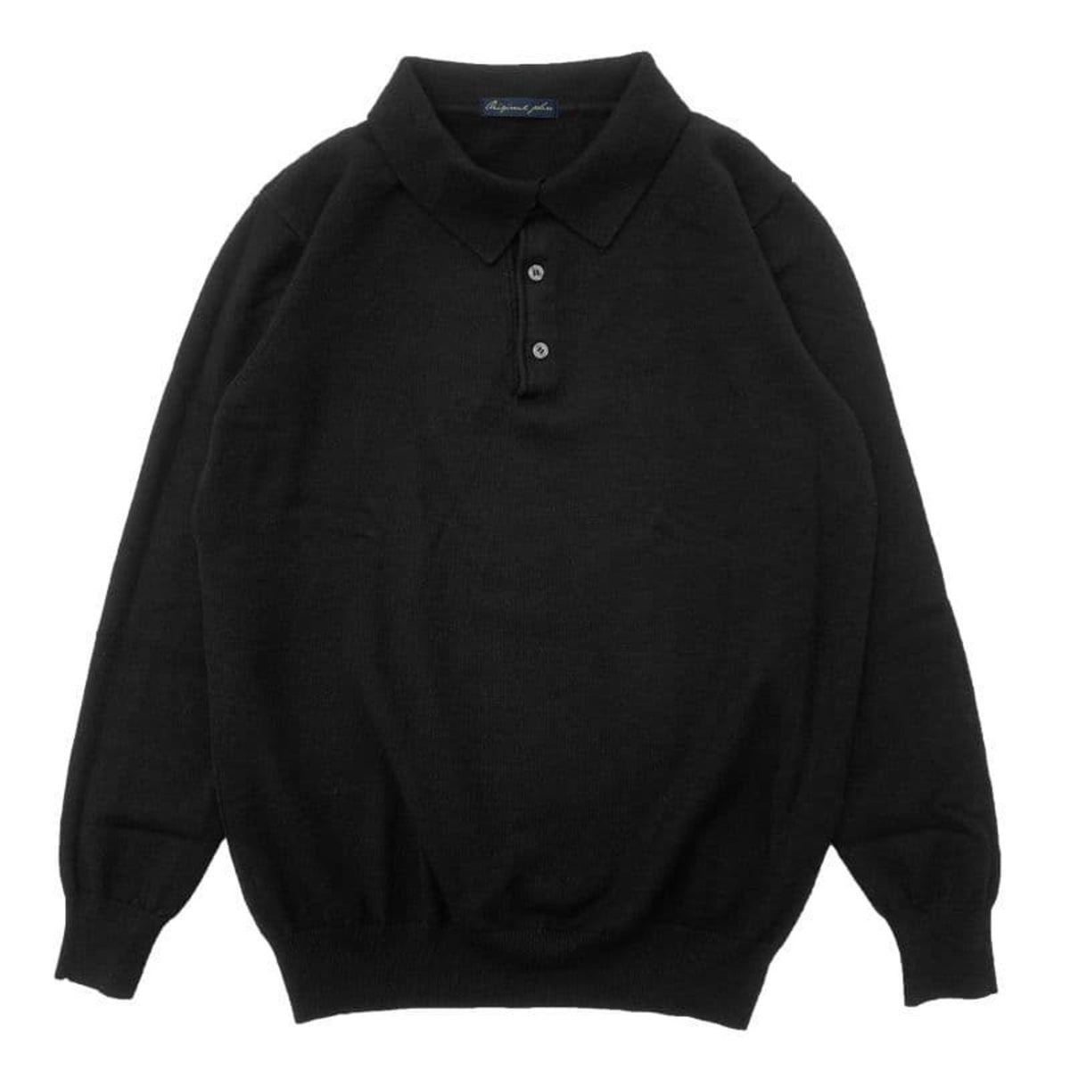 Jimmy's Knit Polo〈Black〉