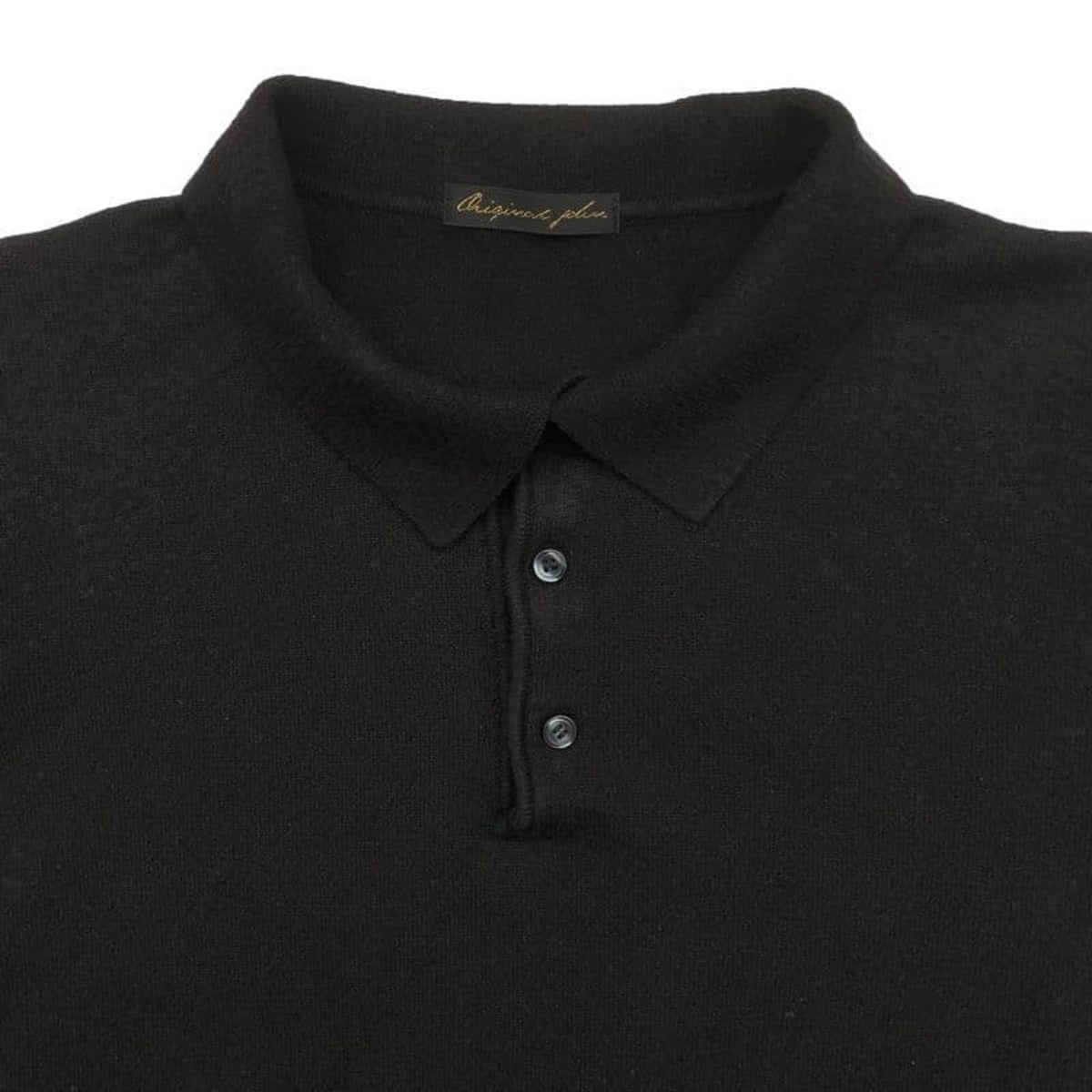 Jimmy's Knit Polo〈Black〉