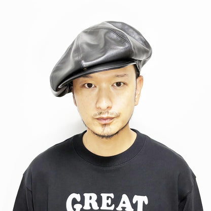 【12月〜1月予定】Leather Flat Top Cas