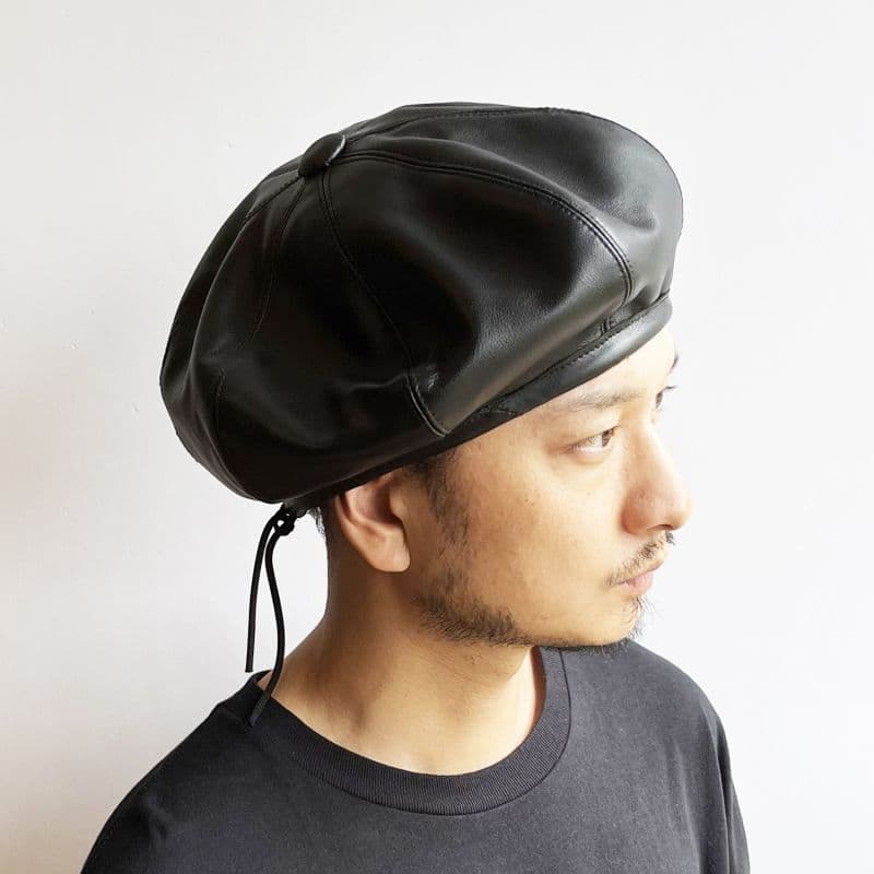 【12月〜1月予定】Leather Army Beret