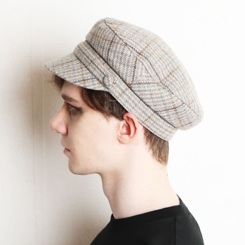 Liverpool Hat〈Light Grey×Beige〉